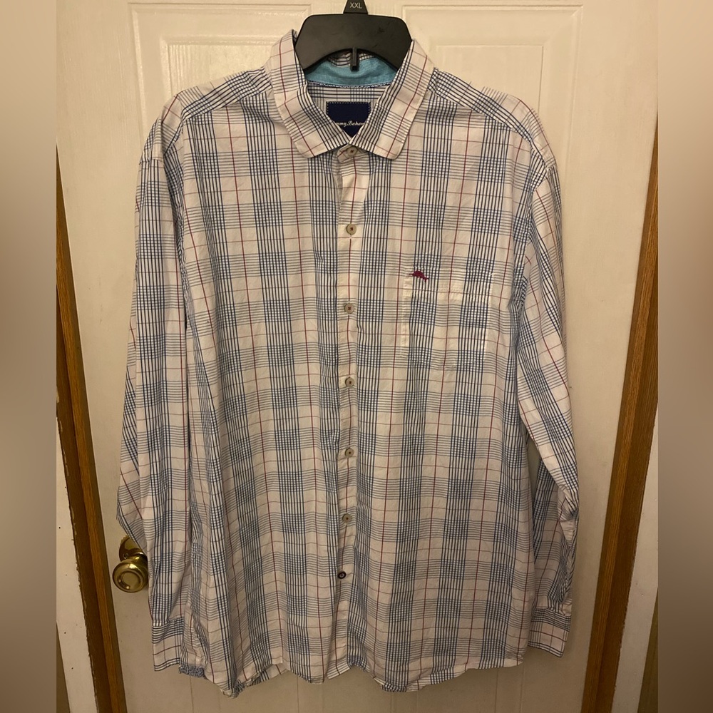 Tommy Bahama Plaid Long-Sleeve Button-Down Shirt